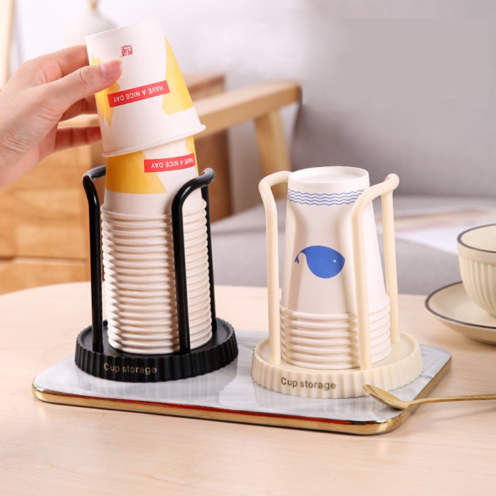 Coffee Tea Organizer - Tempat Cangkir Sekali Pakai Desktop Cangkir