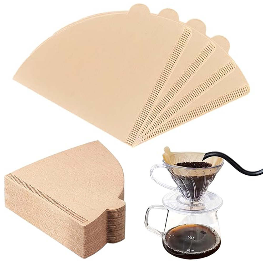 Dispenser Coffee And Tea - 100 buah kertas penyaring kopi berbentuk