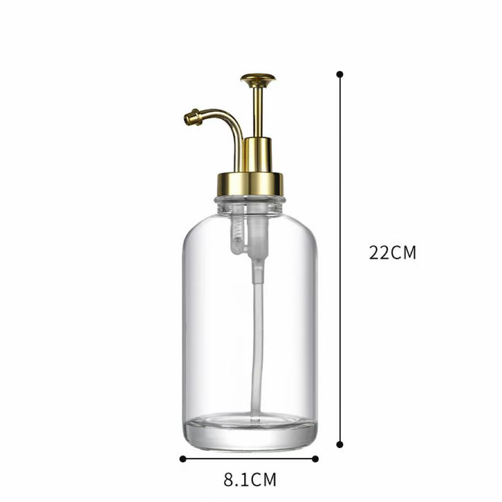 Coffee And Tea Glass - Botol Dispenser Kaca Bening 500ml, Dispenser