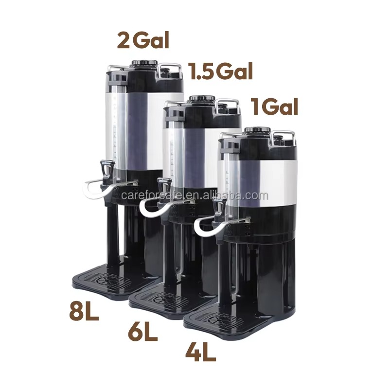 Dispenser Coffee And Tea - Server Kopi Stainless Steel Portabel, Dispenser