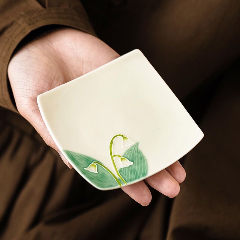Valley Tea And Coffee - Alas Keramik Motif Lily of the