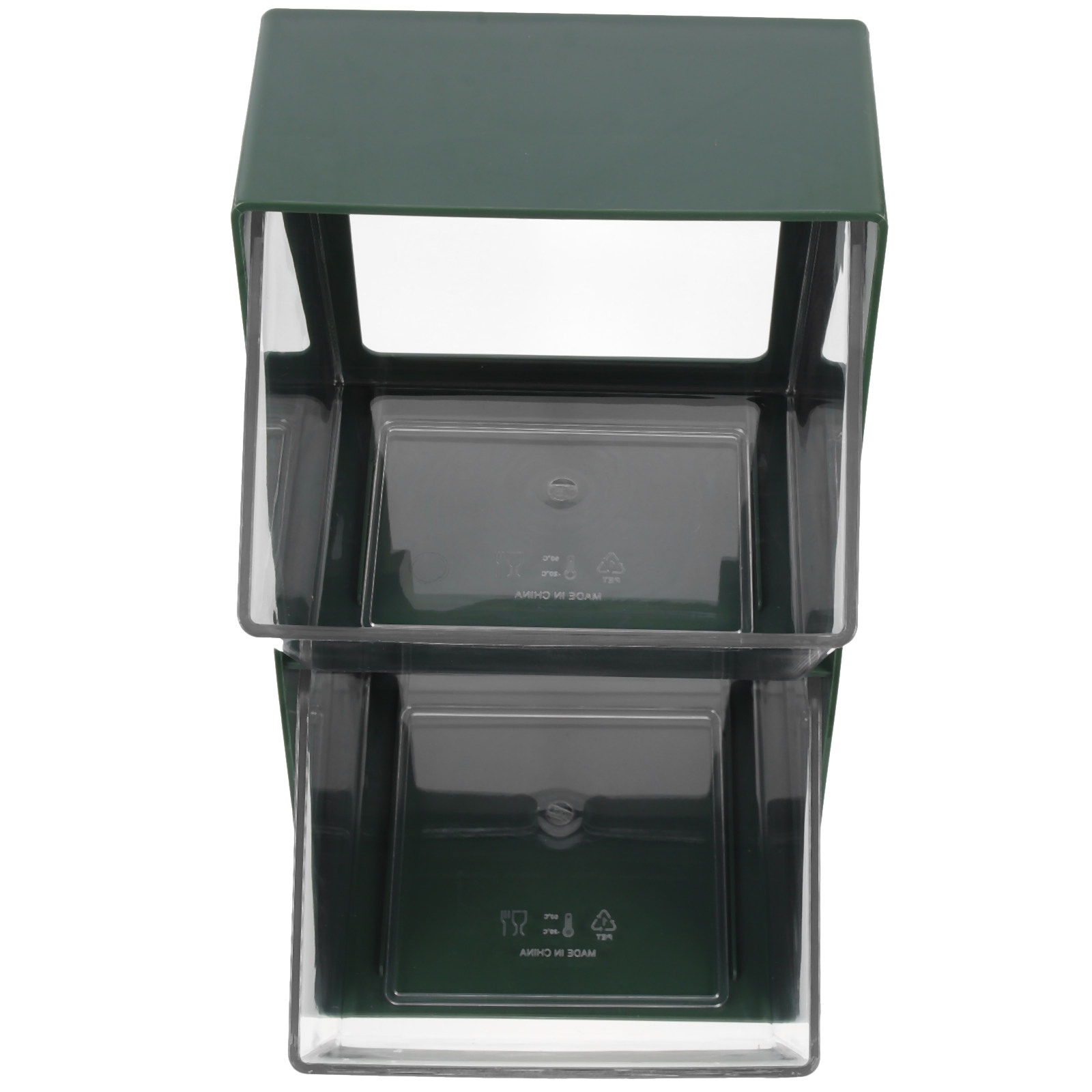 Coffee Tea Organizer - Rak Penyimpanan Kantong Teh Plastik Dua