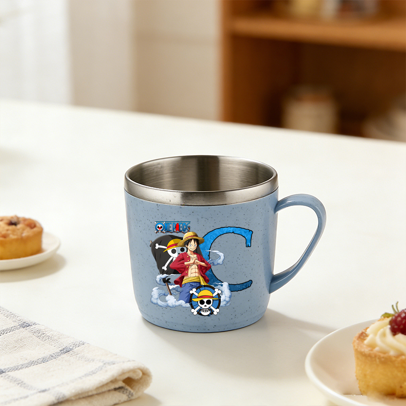 Gelas Air One Piece Motif Anim - Coffee Tea Mugs ulasan dan harga