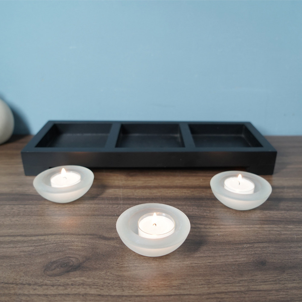 1 Set Tempat Lilin Kaca dengan - Coffee And Tea Glass ulasan dan harga