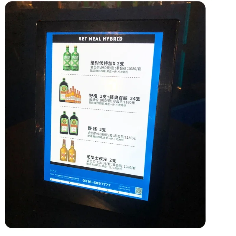 Rak iklan akrilik kreatif papa - Coffee Tea Menu ulasan dan harga