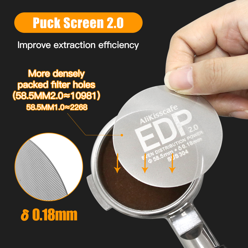 Alikisscafe Coffee Puck Screen - Coffee Tea Espresso ulasan dan harga