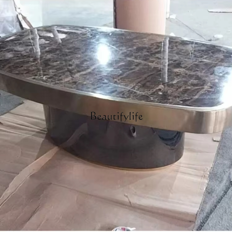 Meja kopi batu marmer mewah ri - Coffee Tea Hong Kong ulasan dan harga