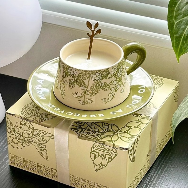 Piring Cangkir Kopi Keramik Bu - Valley Tea And Coffee ulasan dan harga