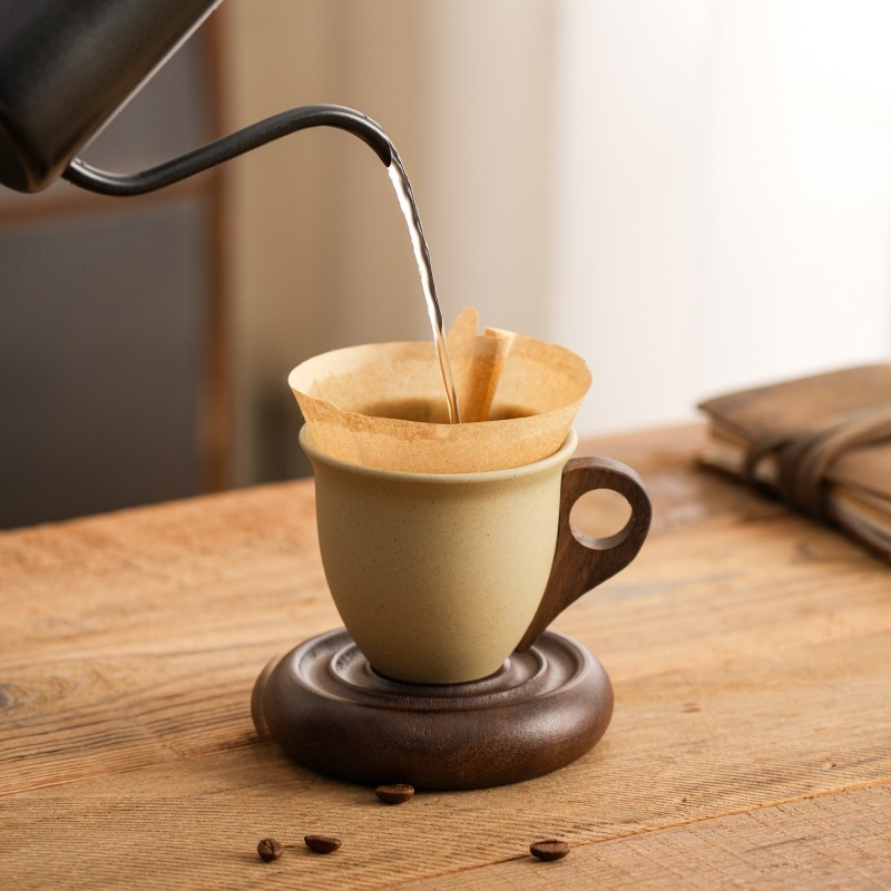 Cangkir Kopi Keramik Coklat Kr - Coffee Tea For Garden ulasan dan harga
