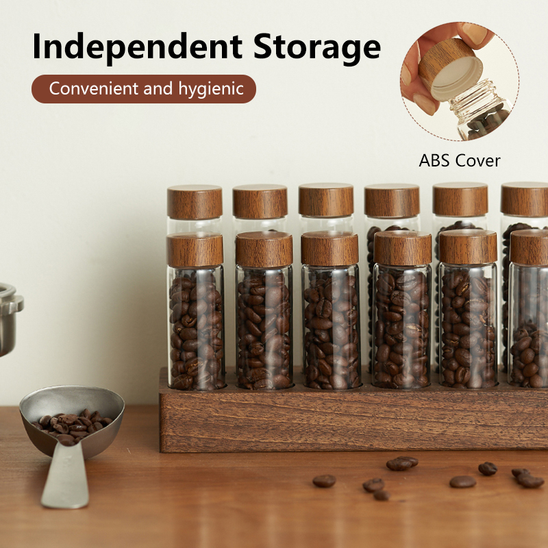Rak Penyimpanan Biji Kopi ZIRK - Coffee And Tea Glass ulasan dan harga