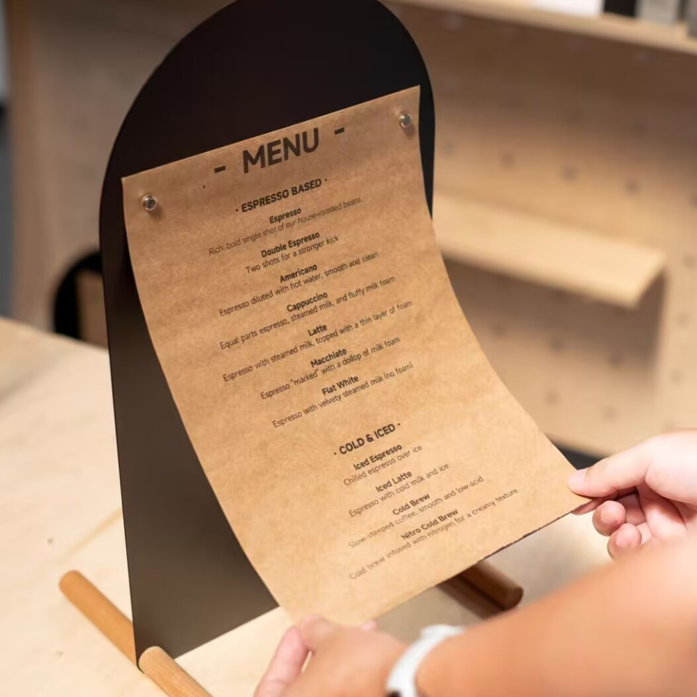 1 Buah Stand Menu Lukisan Tang - Coffee Tea Menu ulasan dan harga