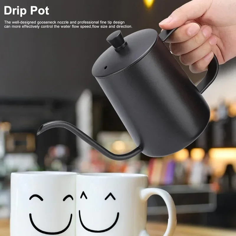 350/600ML Ketel Tetes Baja Tah - Coffee Tea Pot ulasan dan harga