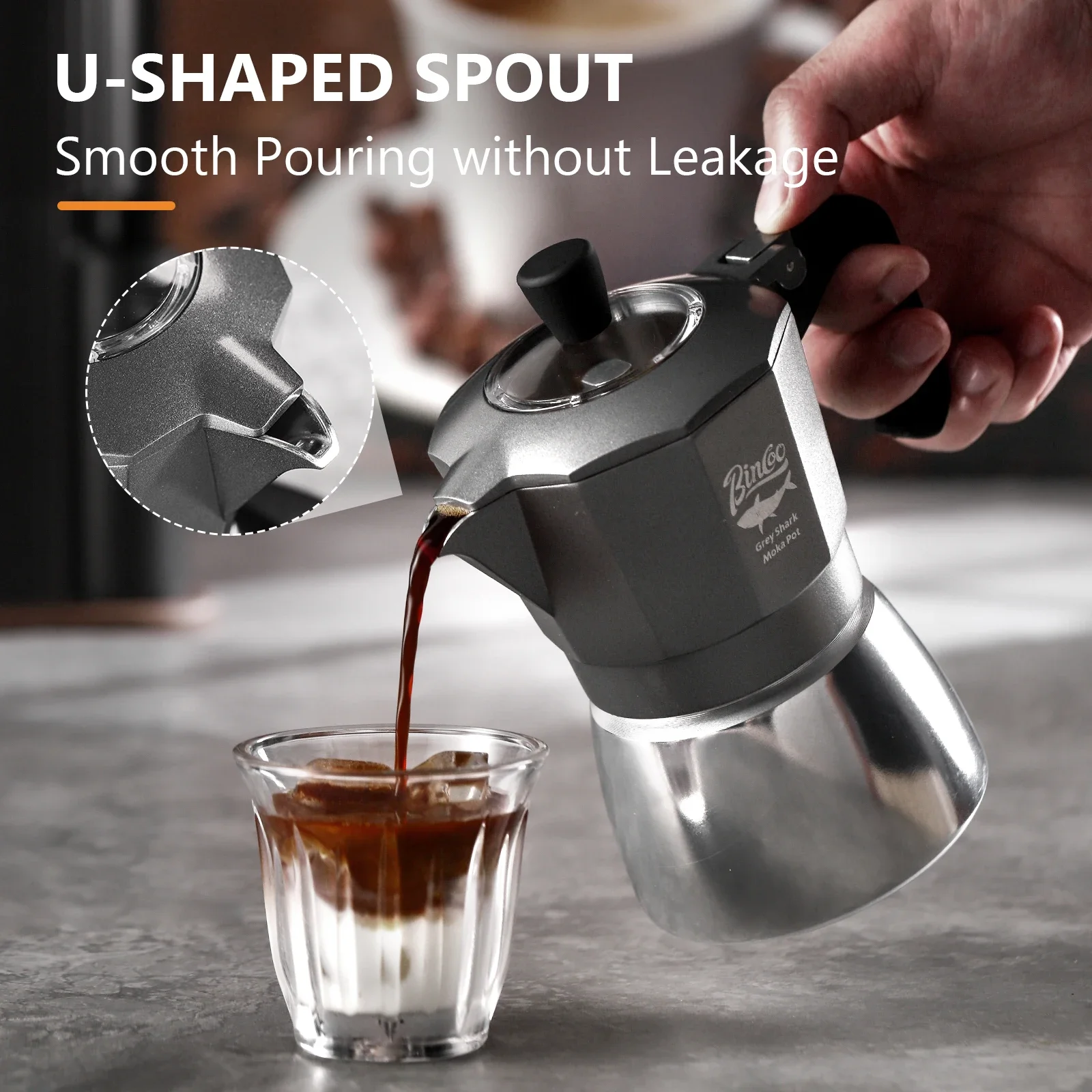 Bincoo 2 Cangkir Double Valve  - Coffee Tea Espresso ulasan dan harga