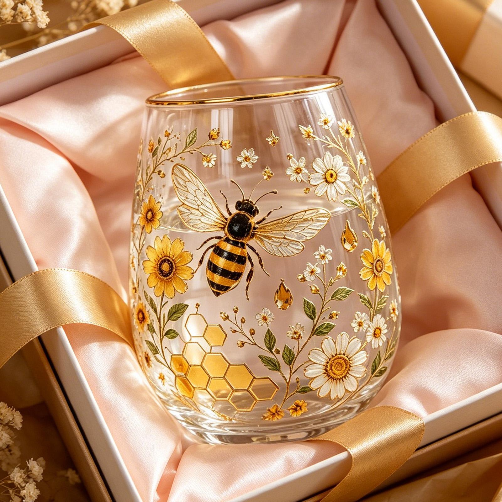 Gelas Teh Kaca 14oz Bermotif L - Coffee Tea For Garden ulasan dan harga