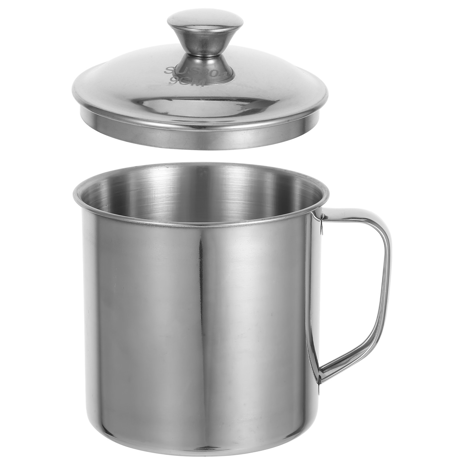 Cangkir Stainless Steel Berlap - Coffee Tea Mugs ulasan dan harga