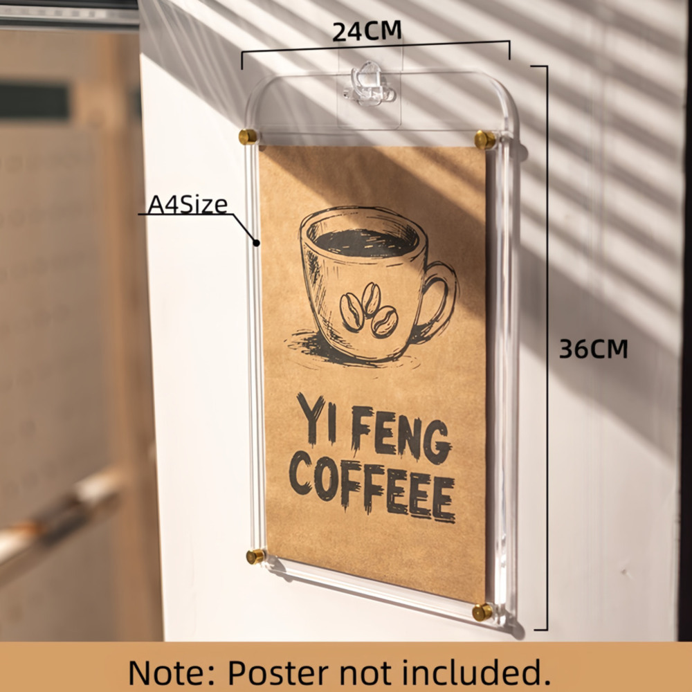 1 Buah Stand Display A4 Transp - Coffee Tea Menu ulasan dan harga