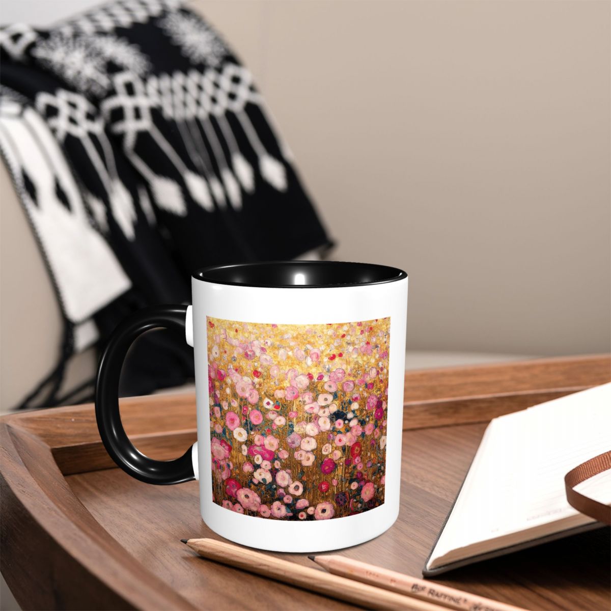 Gustav Klimt Mug Taman Bunga M - Coffee Tea For Garden ulasan dan harga