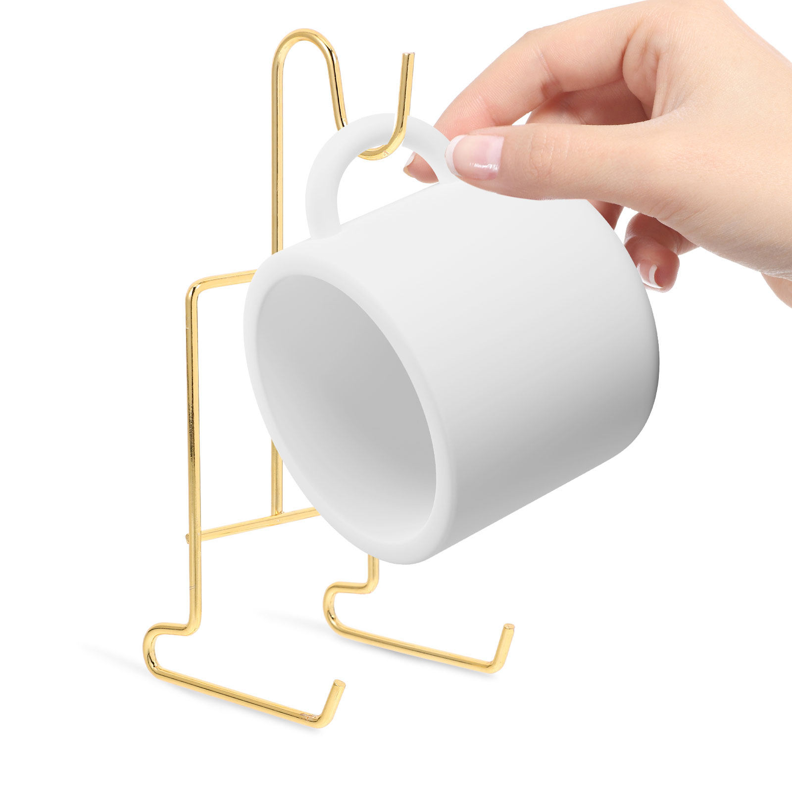 6 Buah Rak Pajangan Cangkir Te - Coffee Tea Organizer ulasan dan harga