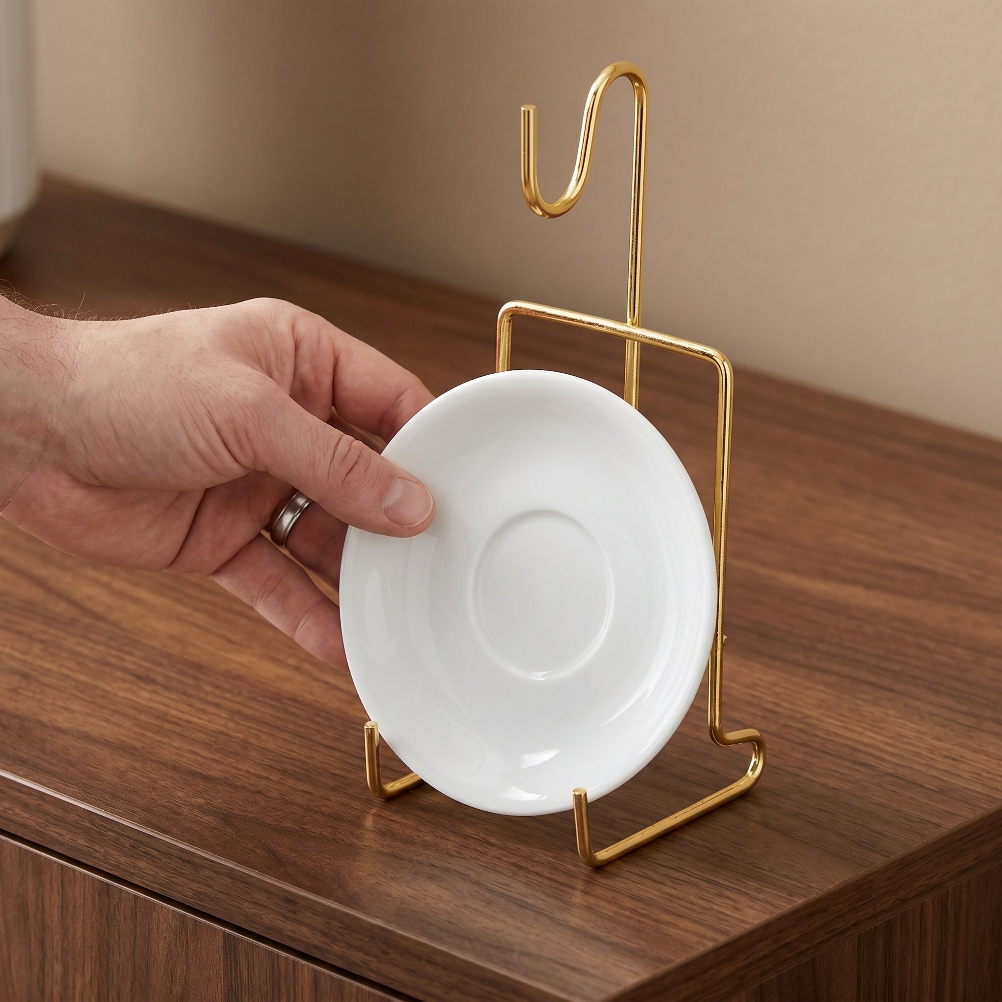 6 Buah Rak Pajangan Cangkir Te - Coffee Tea Organizer ulasan dan harga