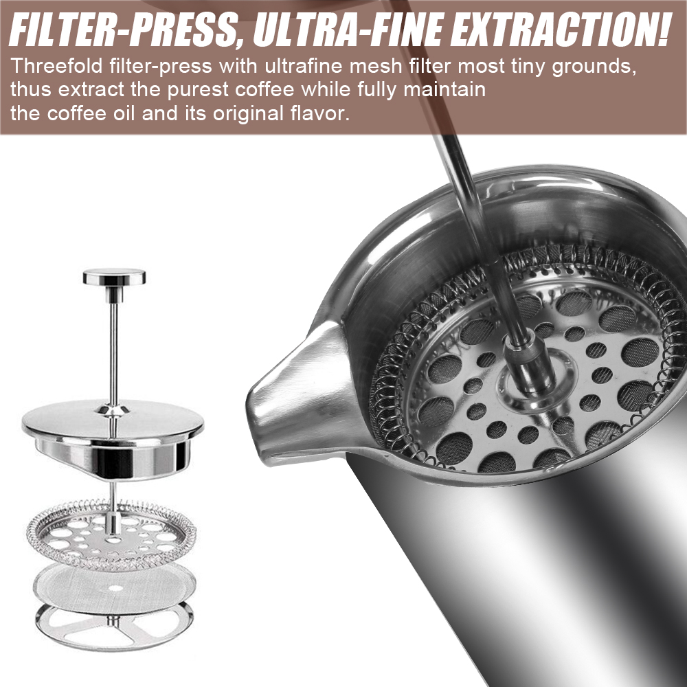 Pembuat kopi tekan Perancis ka - Coffee Tea Espresso Machines ulasan dan harga