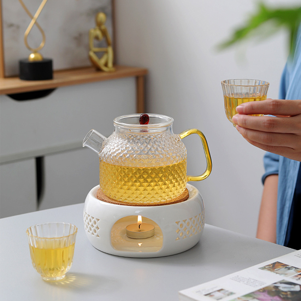 Ceramic Teapot Heaters With Co - Coffee Tea Water Heater ulasan dan harga