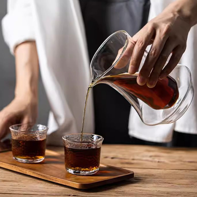 YWDL 300ml Pot Kopi Kaca Dua L - Coffee And Tea Glass ulasan dan harga