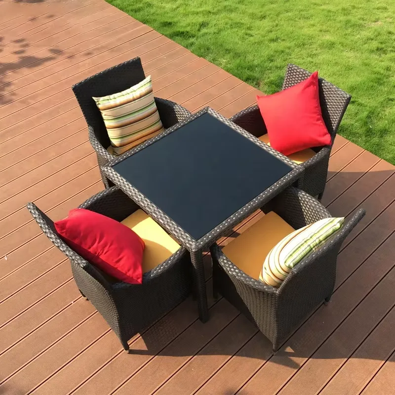 Set Meja dan Kursi Rotan Luar  - Coffee Tea For Garden ulasan dan harga