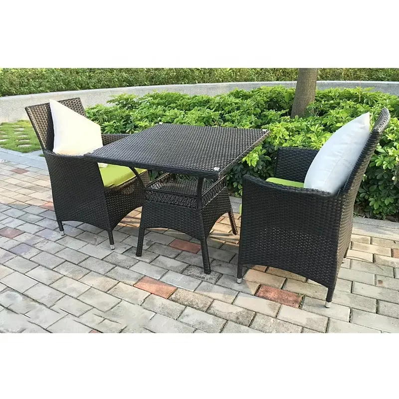 Set Meja dan Kursi Rotan Luar  - Coffee Tea For Garden ulasan dan harga