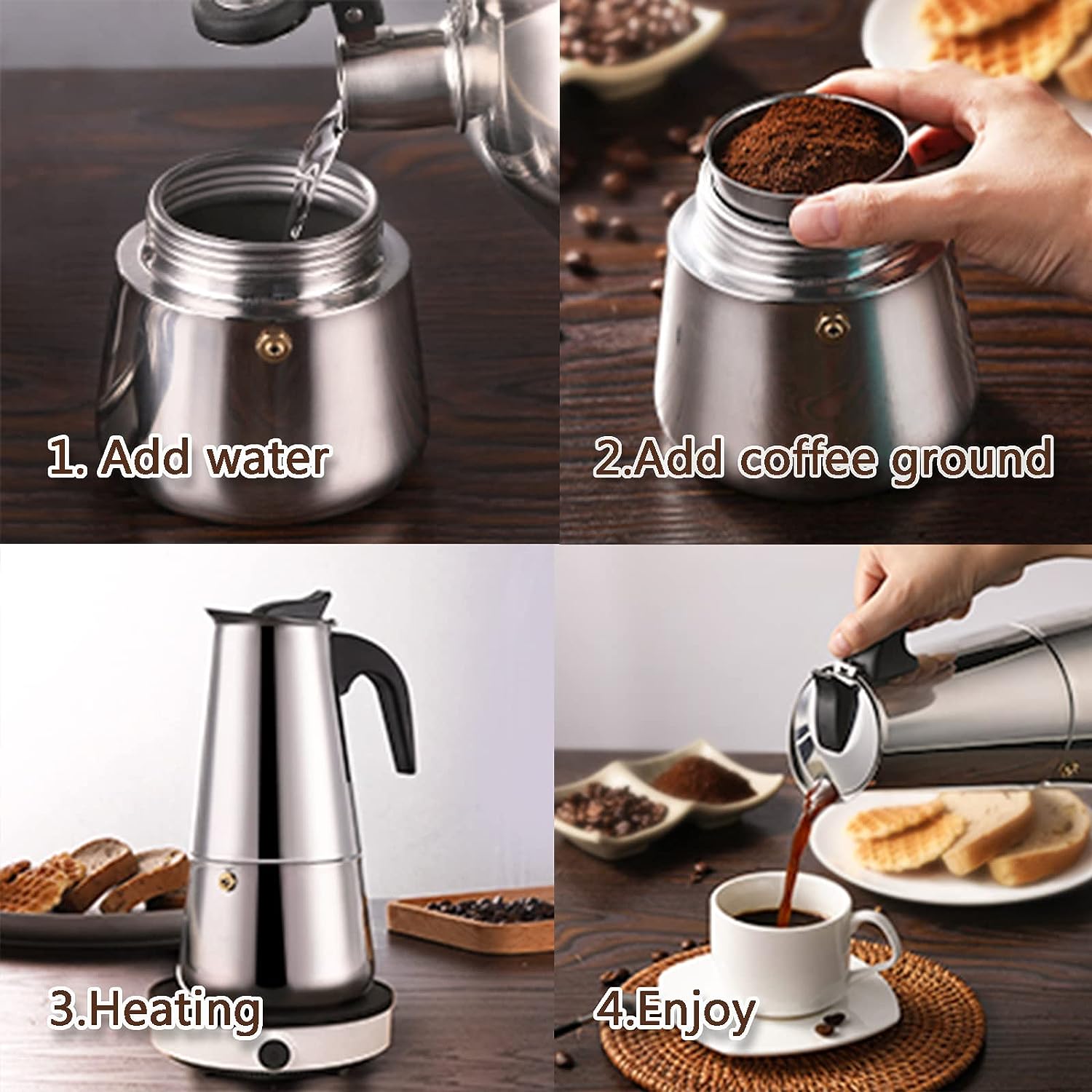 Cangkir kopi Moka, cangkir 4/6 - Coffee Tea Espresso ulasan dan harga