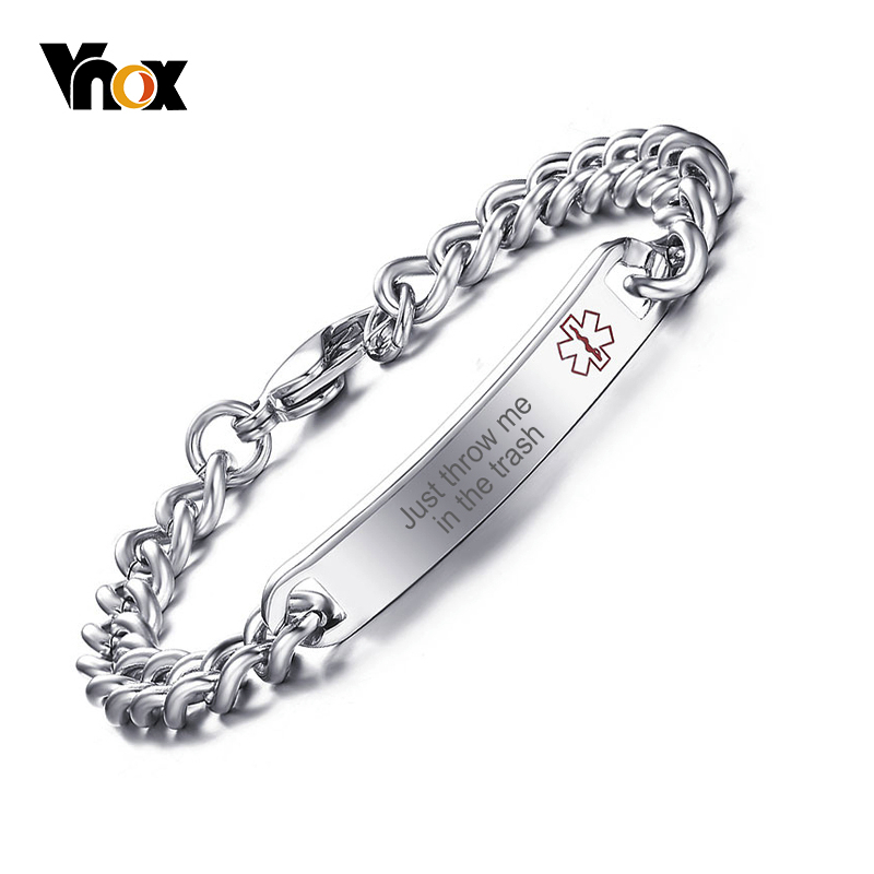 Vnox Medical Alert ID Gelang u - Coffee Tea Or Me ulasan dan harga