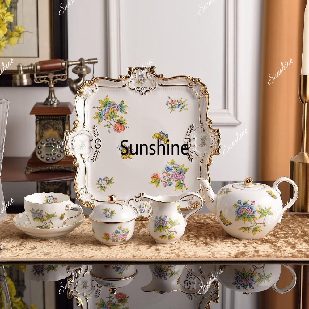 Set Teh Sore Kebun Bunga Honga - Coffee Tea For Garden ulasan dan harga