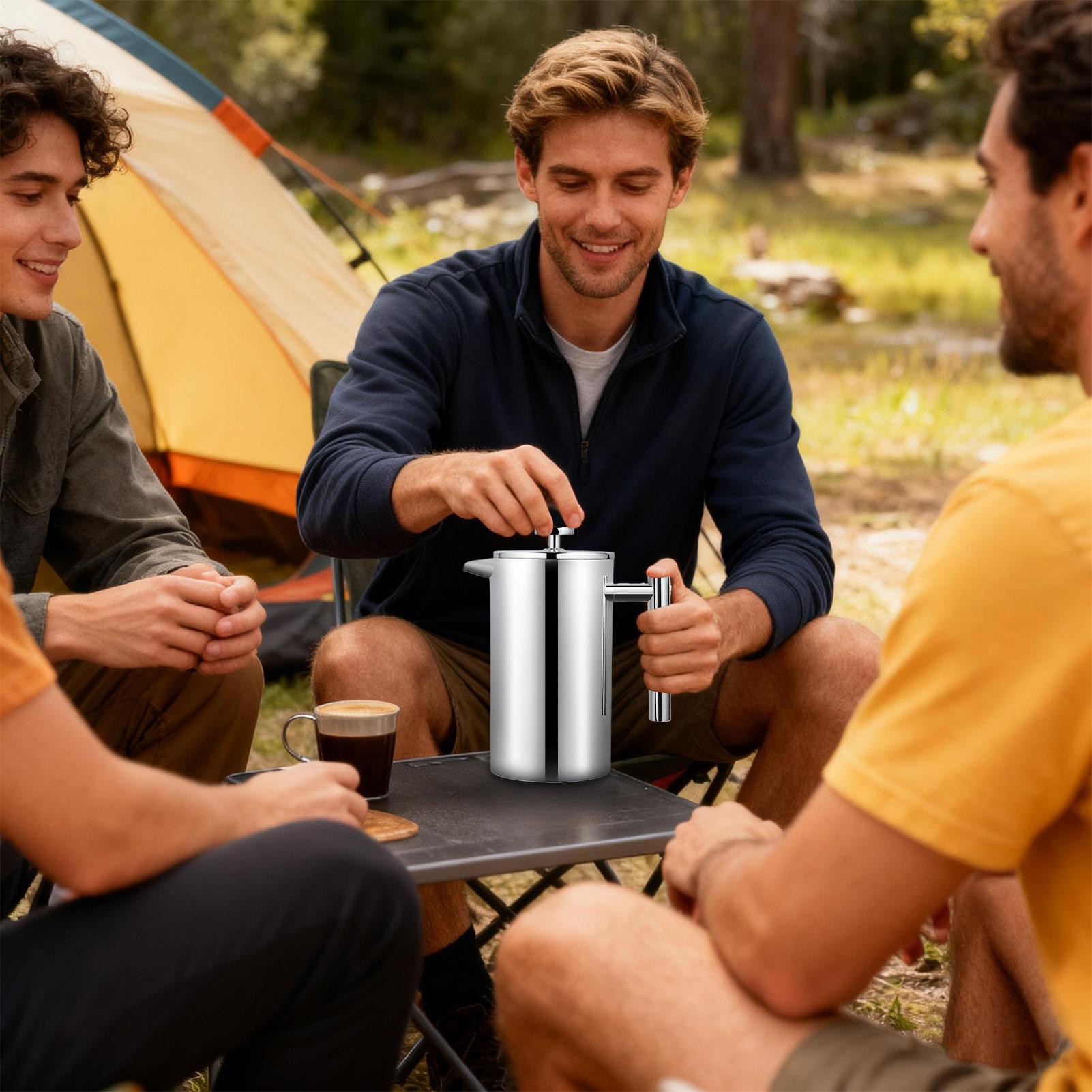 Pembuat Kopi Tekan Pot Peganga - Coffee Tea Pot ulasan dan harga