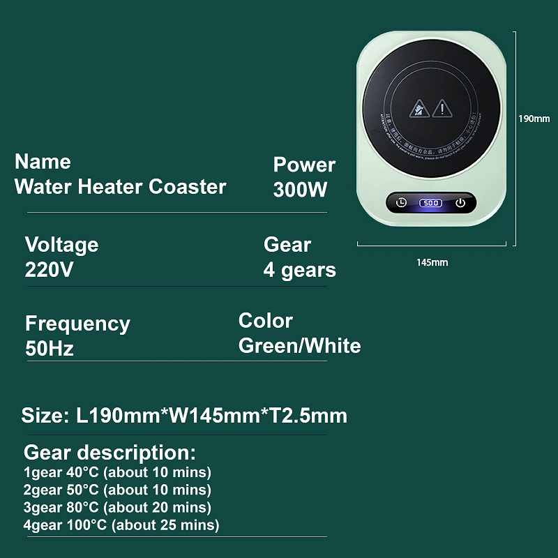 Pemanas Cangkir Kopi Susu List - Coffee Tea Water Heater ulasan dan harga