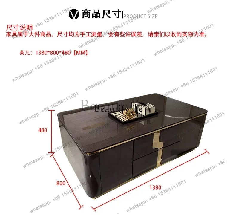 Meja kopi mewah ringan Italia  - Coffee Tea Hong Kong ulasan dan harga