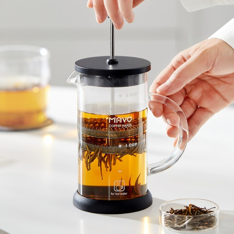 MAVO French Press Coffee Maker - Coffee Tea Pot ulasan dan harga