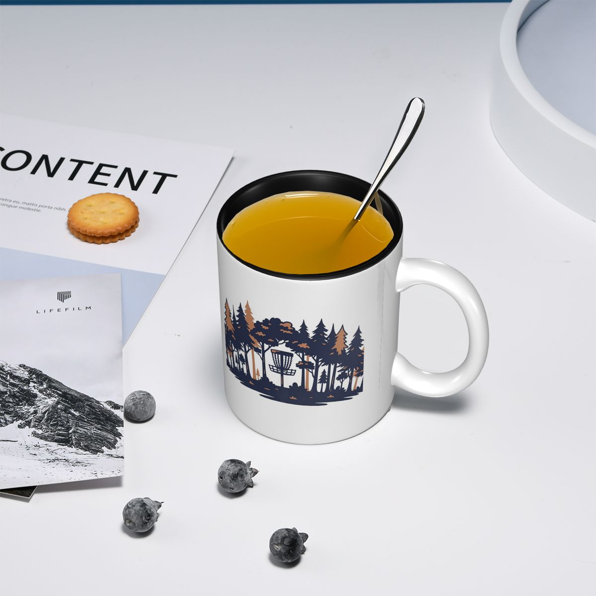 Mug Siluet Keranjang Hutan unt - Coffee Tea Gift Basket ulasan dan harga