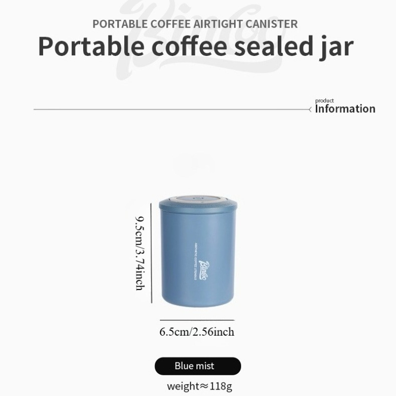 Toples Kopi Kedap Udara Bincoo - Coffee Tea And Sugar Canisters ulasan dan harga