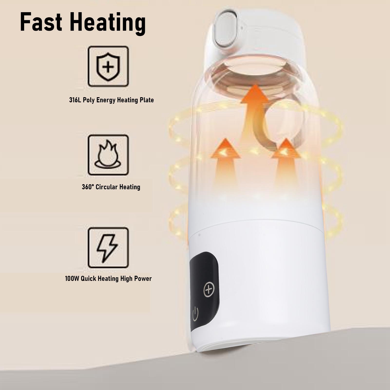 Ketel Listrik Portabel USB PD  - Coffee Tea Water Heater ulasan dan harga