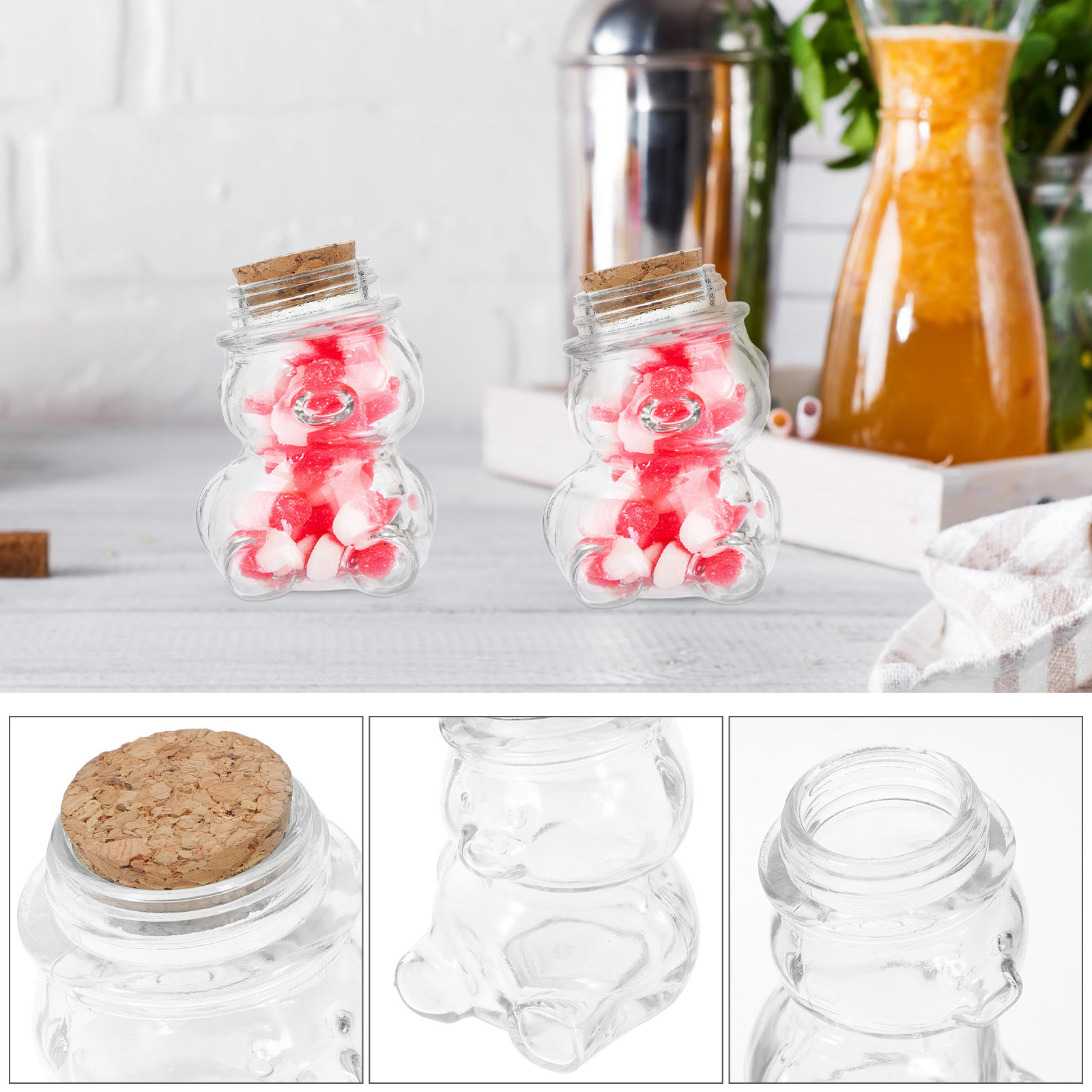 4 Buah Set Toples Permen Kaca  - Coffee And Tea Glass ulasan dan harga
