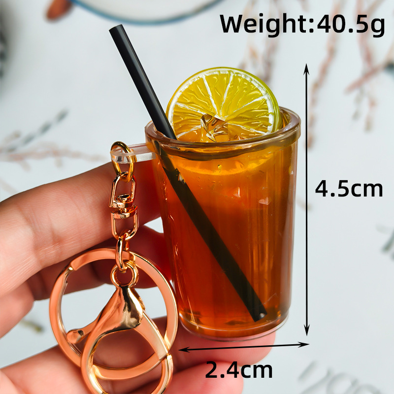 Gantungan Kunci Teh Lemon Muti - Coffee Tea Hong Kong ulasan dan harga