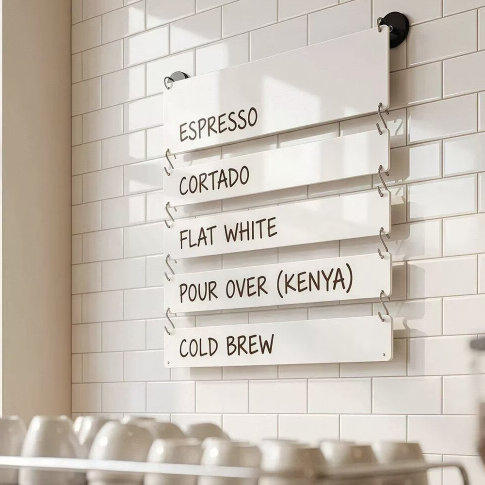 1Set Label Harga Akrilik Gantu - Coffee Tea Menu ulasan dan harga