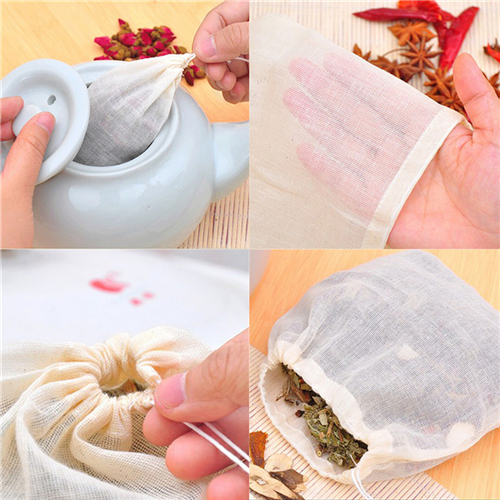 1 Buah/10 Buah Tas Teh Katun T - Coffee Tea For Garden ulasan dan harga