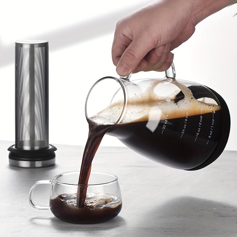 Pitcher Kopi Dingin Klasik 24o - Coffee And Tea Glass ulasan dan harga