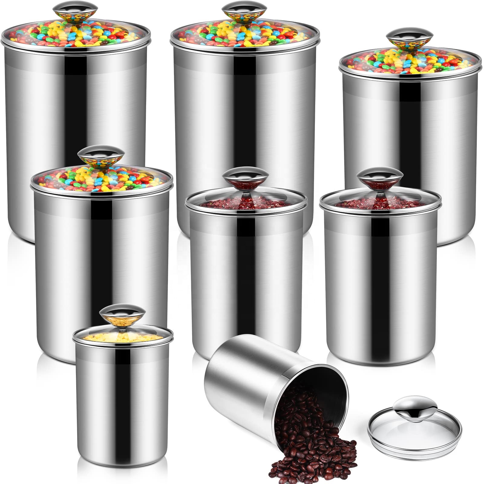 Set Wadah Penyimpanan Makanan  - Coffee And Tea Glass ulasan dan harga