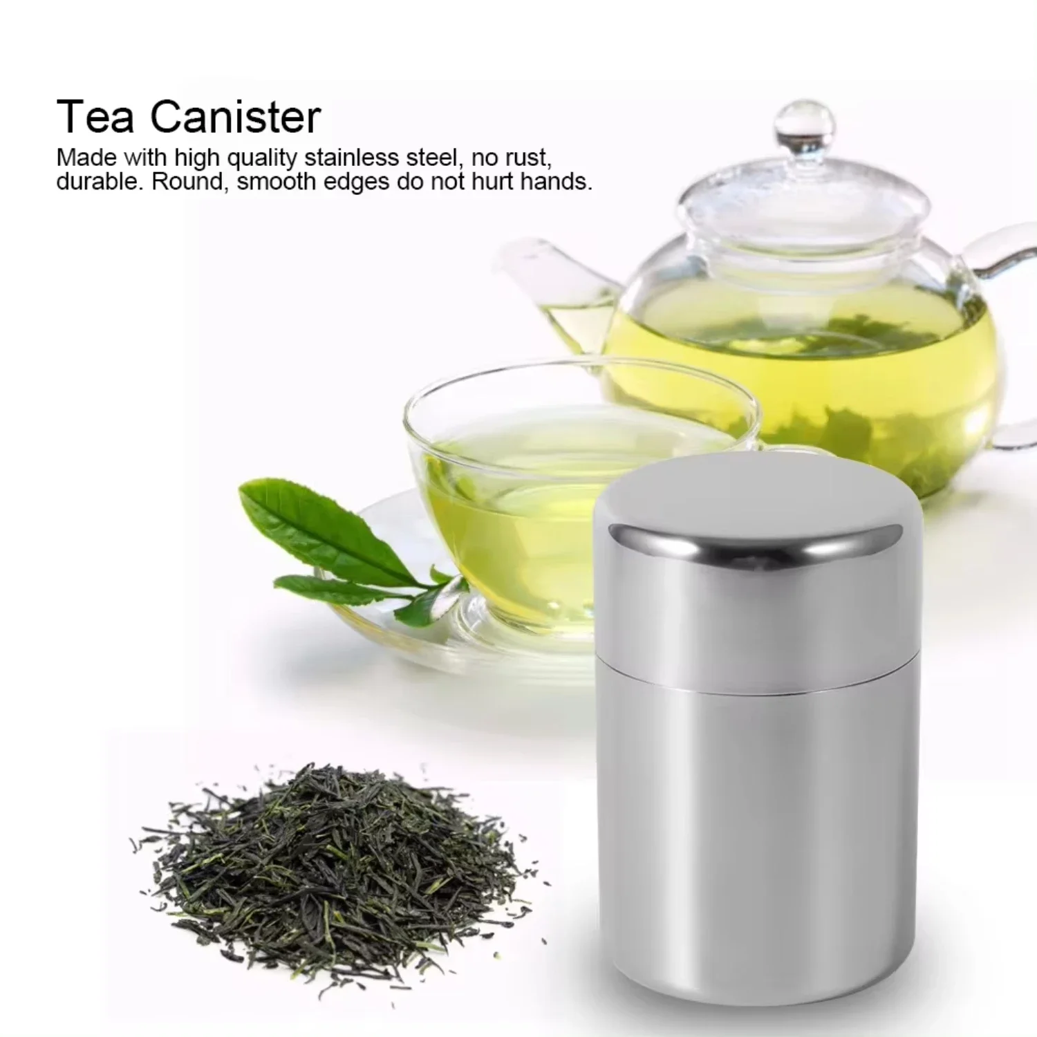 Wadah Kaleng Daun Teh Baja Tah - Coffee Tea And Sugar Canisters ulasan dan harga