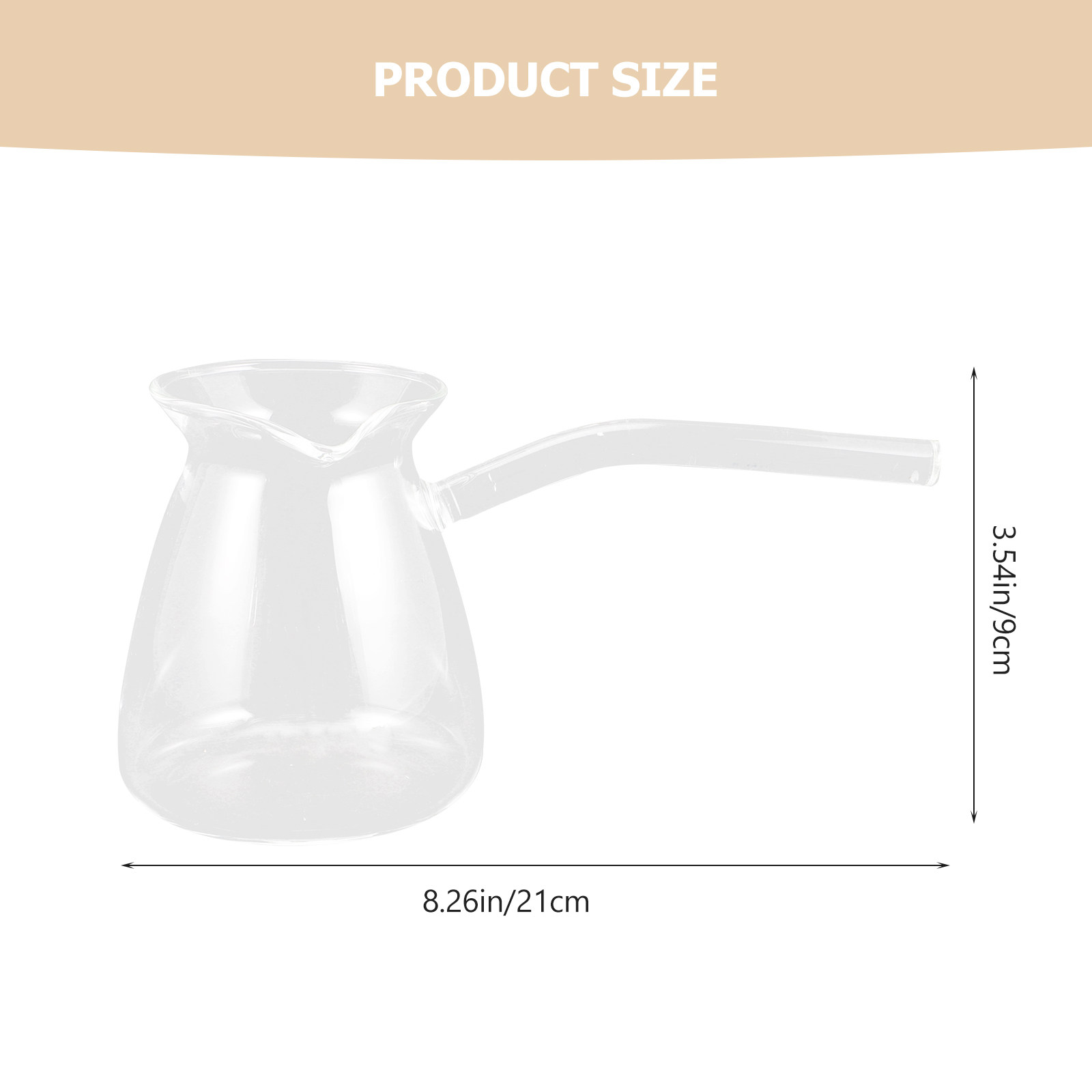 Teko Teh Kaca Tebal Mini Tahan - Coffee And Tea Glass ulasan dan harga