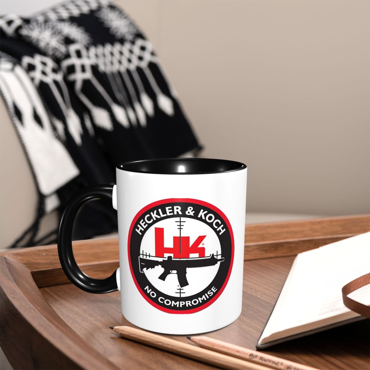 Heckler Koch Hk Logo Mug Cangk - Coffee Tea Hk ulasan dan harga