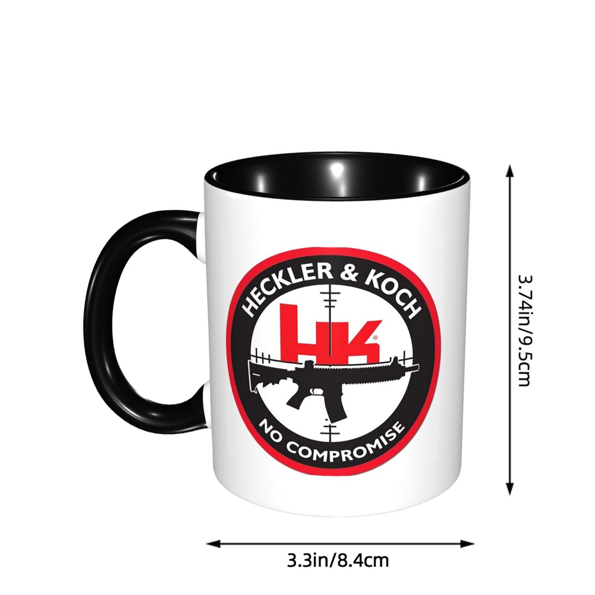 Heckler Koch Hk Logo Mug Cangk - Coffee Tea Hk ulasan dan harga
