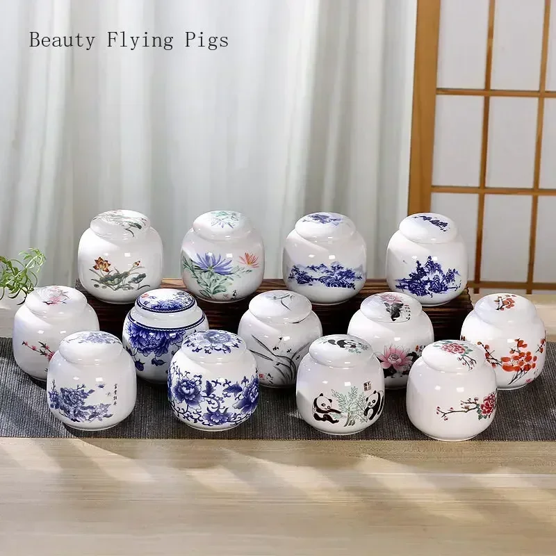 8x8cm keramik putih porselen k - Coffee Tea And Sugar Canisters ulasan dan harga